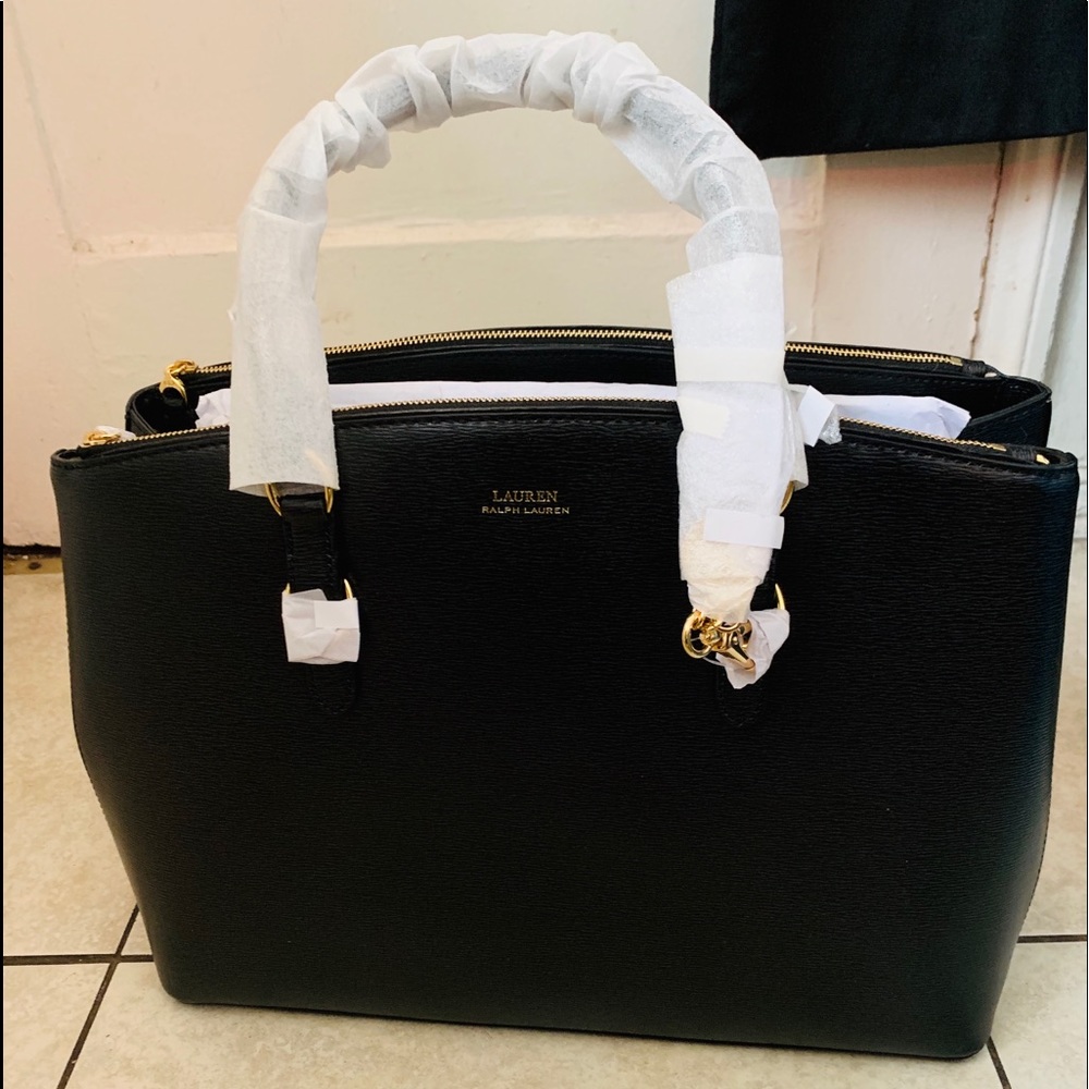 Lauren Ralph Lauren Bennington Dbl Zip Satchel